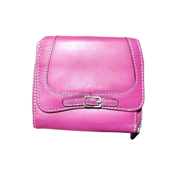 Franco Sarto Pink Leather Wallet - Picture 2 of 3